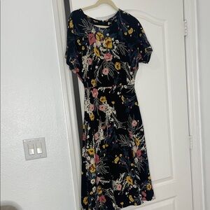 Floral Black Dress Lulus